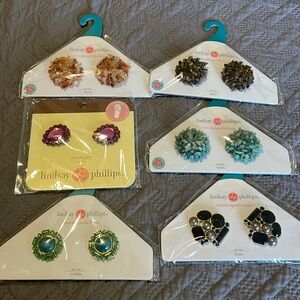New lot of 6 Lindsay Phillips shoe snaps